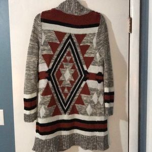 Long Aztec Cardigan